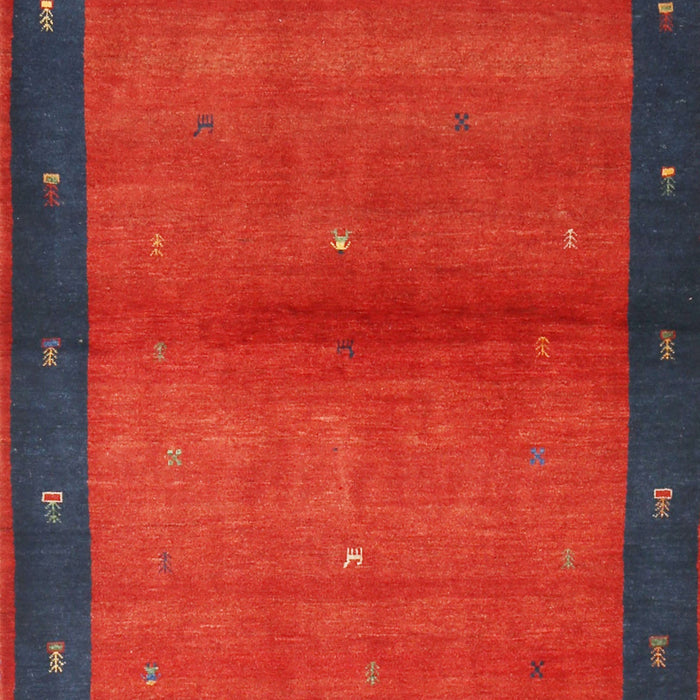 Contemporary Chestnut Brown Modern Rug, con1548