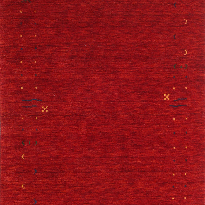 Machine Washable Contemporary Red Rug, wshcon154