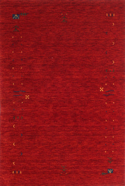 Contemporary Red Modern Rug, con154