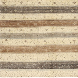 Sideview of Machine Washable Contemporary Khaki Gold Rug, wshcon1552