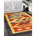 Machine Washable Contemporary Gold Rug in a Family Room, wshcon1555