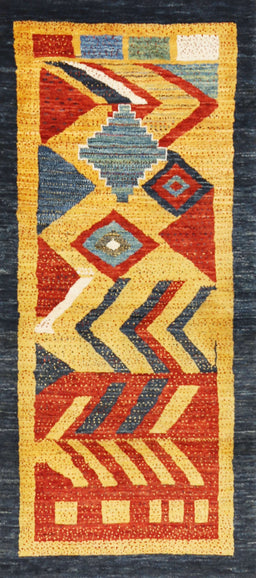 Contemporary Gold Modern Rug, con1555