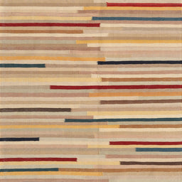 Square Contemporary Bronze Brown Modern Rug, con1556