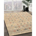 Machine Washable Contemporary Light Copper Gold Rug in a Family Room, wshcon1557