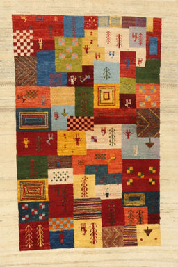 Contemporary Fire Brick Red Modern Rug, con1559