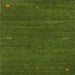 Square Contemporary Seaweed Green Modern Rug, con155