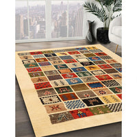 Contemporary Sienna Brown Modern Rug, con1560