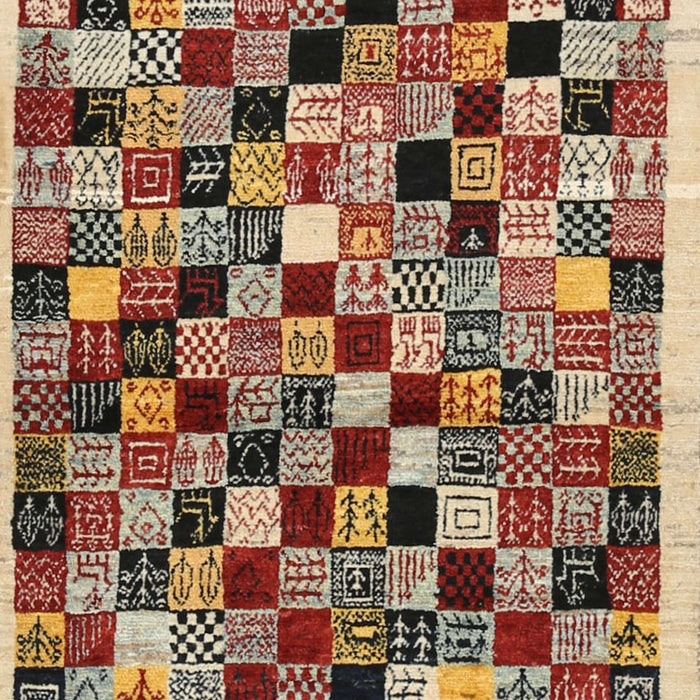 Contemporary Saffron Red Modern Rug, con1564