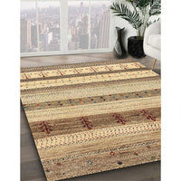 Contemporary Light Brown Modern Rug, con1565