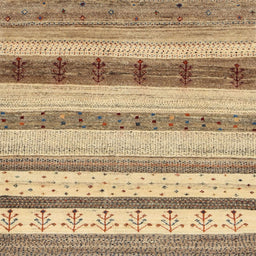 Square Contemporary Light Brown Modern Rug, con1565