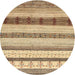 Sideview of Contemporary Light Brown Modern Rug, con1565