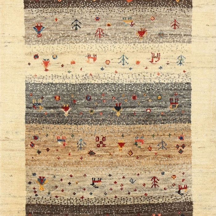 Contemporary Brown Gold Solid Rug, con1568