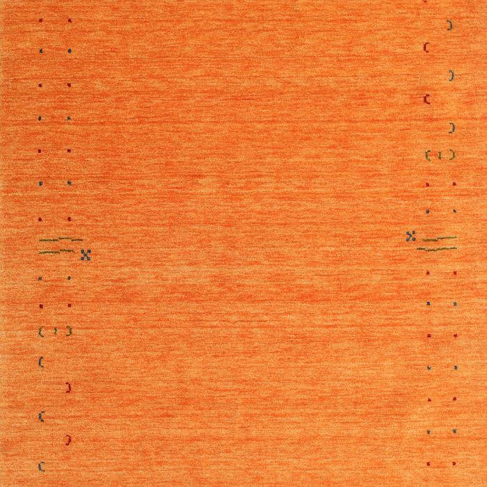 Machine Washable Contemporary Orange Red Rug, wshcon156