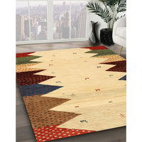 Contemporary Red Modern Rug, con1571