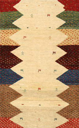 Contemporary Red Modern Rug, con1571