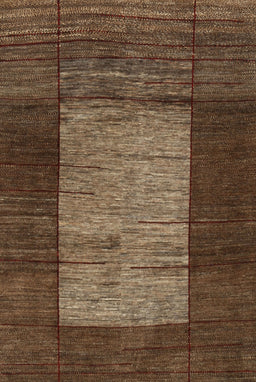 Contemporary Dark Gold Brown Modern Rug, con1574