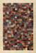 Contemporary Brownish Green Modern Rug, con1575