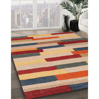 Contemporary Sandy Brown Modern Rug, con1576