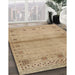 Machine Washable Contemporary Sand Brown Rug in a Family Room, wshcon1578