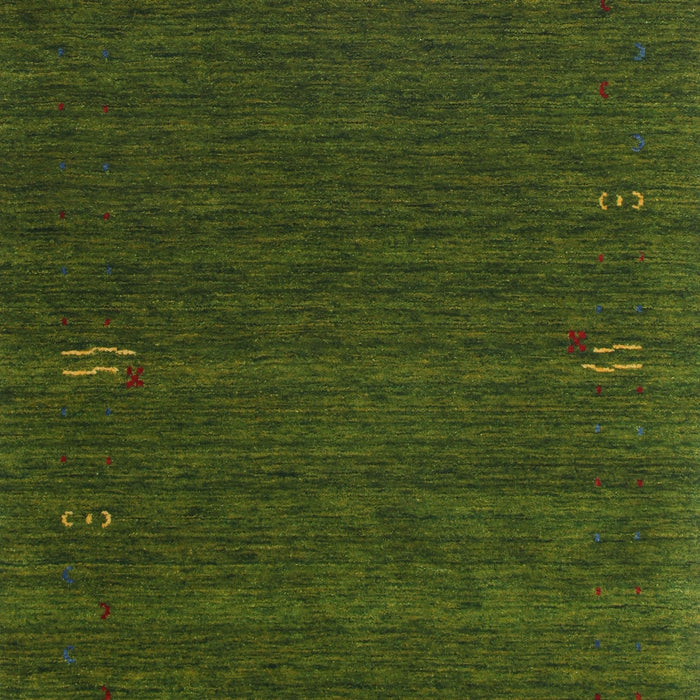 Machine Washable Contemporary Dark Forest Green Rug, wshcon157