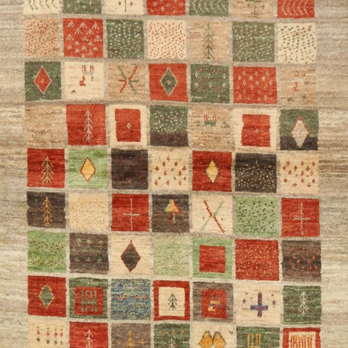 Contemporary Red Modern Rug, con1581
