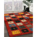 Machine Washable Contemporary Sienna Brown Rug in a Family Room, wshcon1582