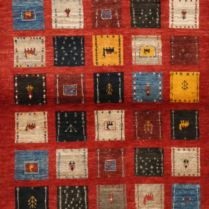 Contemporary Sienna Brown Modern Rug, con1582