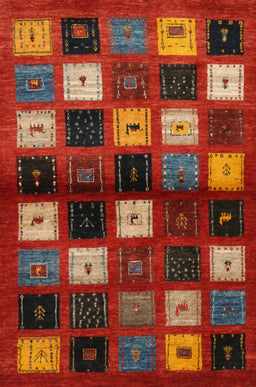 Machine Washable Contemporary Sienna Brown Rug, wshcon1582