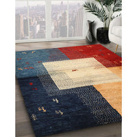 Contemporary Camel Brown Modern Rug, con1583