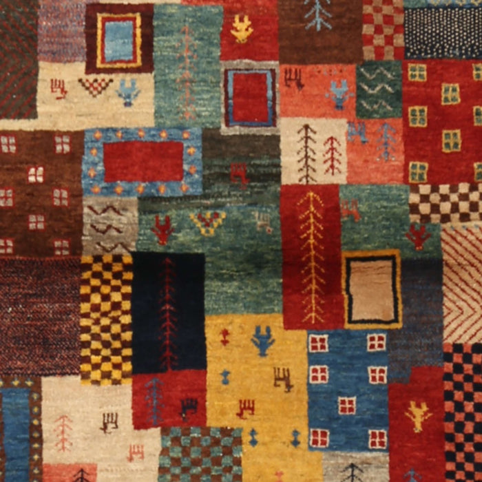 Contemporary Saffron Red Modern Rug, con1584