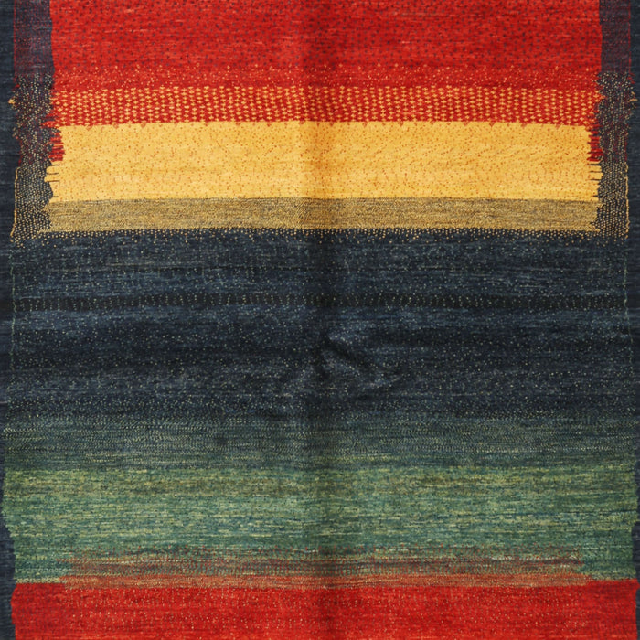 Machine Washable Contemporary Antique Bronze Green Rug, wshcon1586