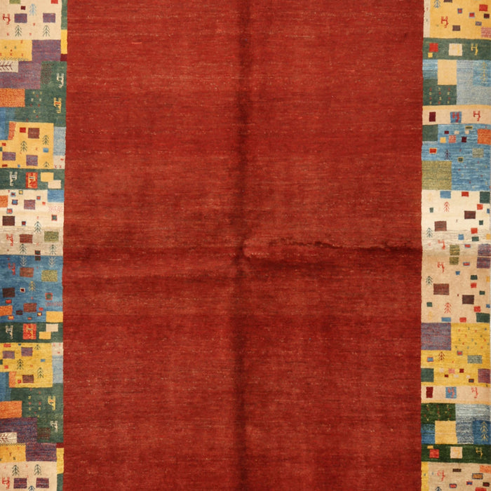 Contemporary Red Modern Rug, con1589