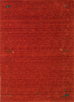 Machine Washable Contemporary Neon Red Rug, wshcon158