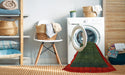 Machine Washable Contemporary Tomato Red Rug in a Washing Machine, wshcon1592