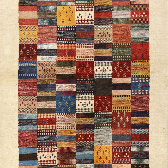 Contemporary Brown Gold Solid Rug, con1593