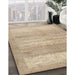 Machine Washable Contemporary Brown Rug in a Family Room, wshcon1595