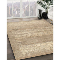 Contemporary Brown Modern Rug, con1595