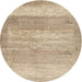 Sideview of Contemporary Brown Modern Rug, con1595