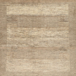 Sideview of Machine Washable Contemporary Brown Rug, wshcon1595