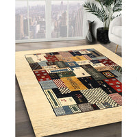 Contemporary Reddish Brown Modern Rug, con1596