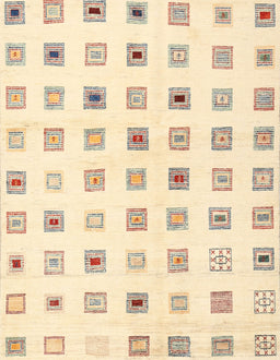 Contemporary Golden Blonde Gold Solid Rug, con1597