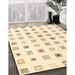Machine Washable Contemporary Gold Rug in a Family Room, wshcon1597