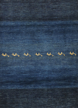 Contemporary Blue Modern Rug, con1599