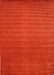 Contemporary Neon Red Modern Rug, con15