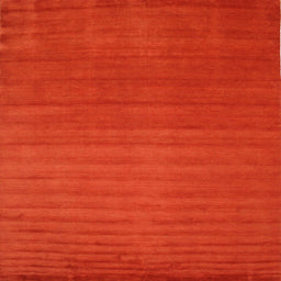 Square Contemporary Neon Red Modern Rug, con15
