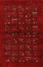 Contemporary Brown Red Modern Rug, con1600