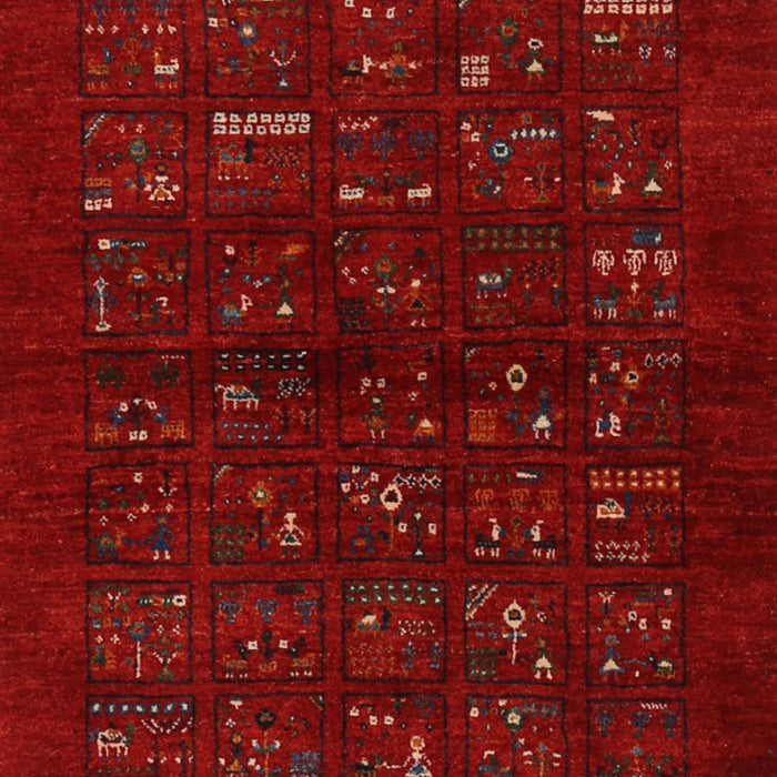 Machine Washable Contemporary Brown Red Rug, wshcon1600