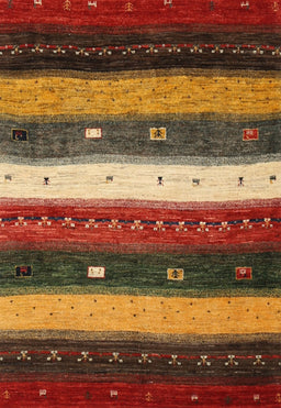 Contemporary Red Modern Rug, con1601