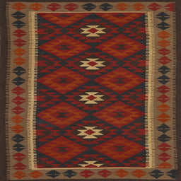 Sideview of Machine Washable Contemporary Red Brown Rug, wshcon1602