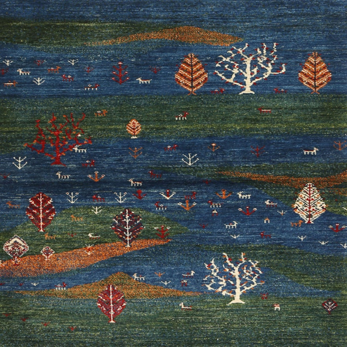 Sideview of Machine Washable Contemporary Dark Slate Gray Green Rug, wshcon1604